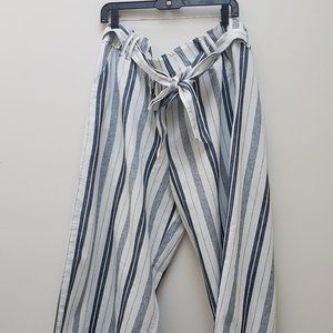 a.n.a Blue & White Striped Long Pants size XL